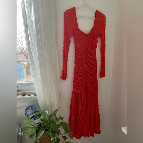 Ganni Scrunchie Dress - Picture 3 of 5